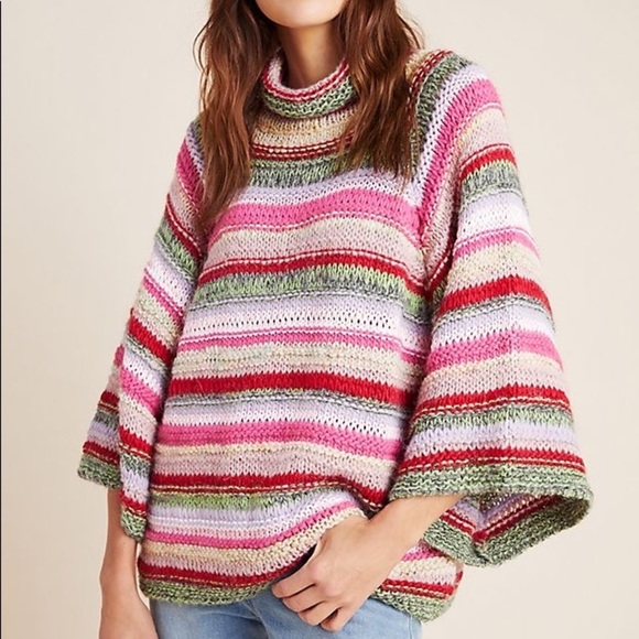 HOST PICK โจ๐ Anthropologie colourful striped knit sweater - Picture 2 of 8